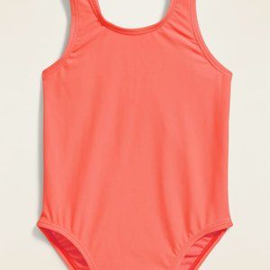 Old Navy Coral 3-6 month Girl Swimming Suit NWOT